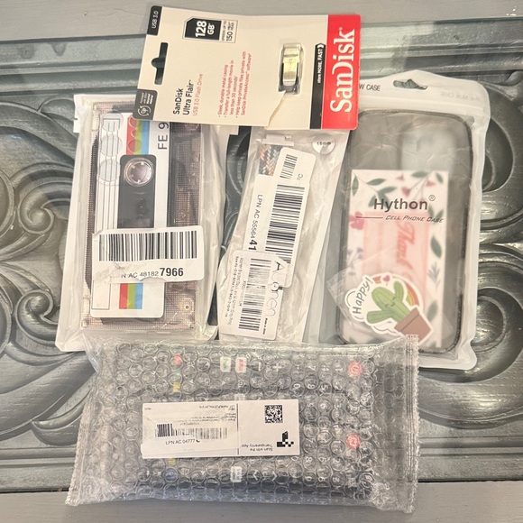 various Other - Tech Bundle Sandisk USB Drive Cell Phone Cases Smart Watch Band Samsung Remotes